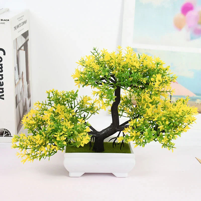 Product Image for Avelena | Schöner Künstlicher Bonsai Baum, Gelb