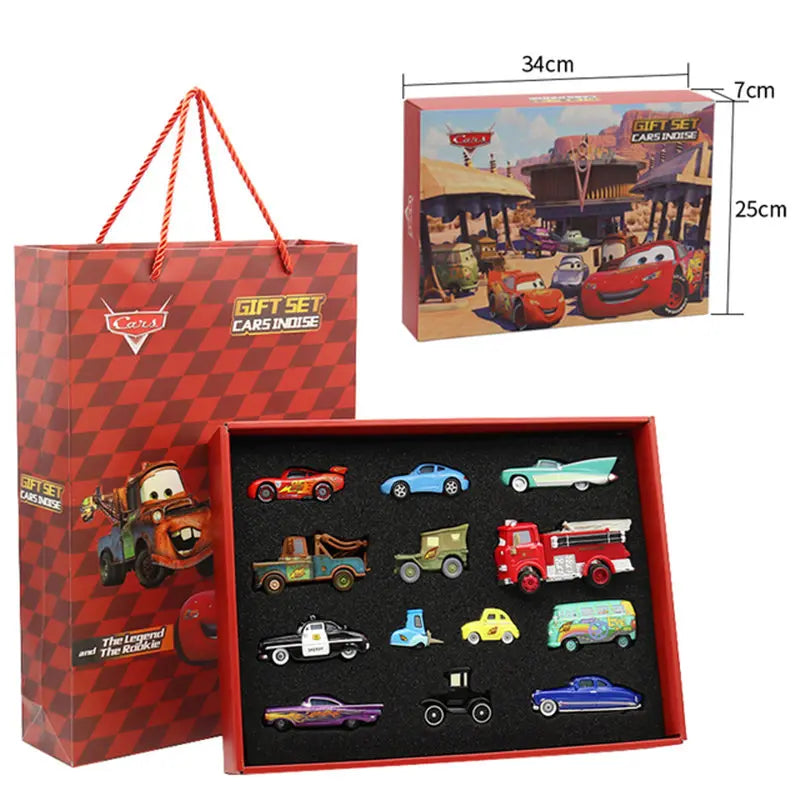 Product Image for Avelena | Pixar Cars 3 Metall Diecast Lightning Mcqueen, Mater, Jackson, Onkel Truck Junge Champion Auto Modell Spielzeugset, 13 Stück