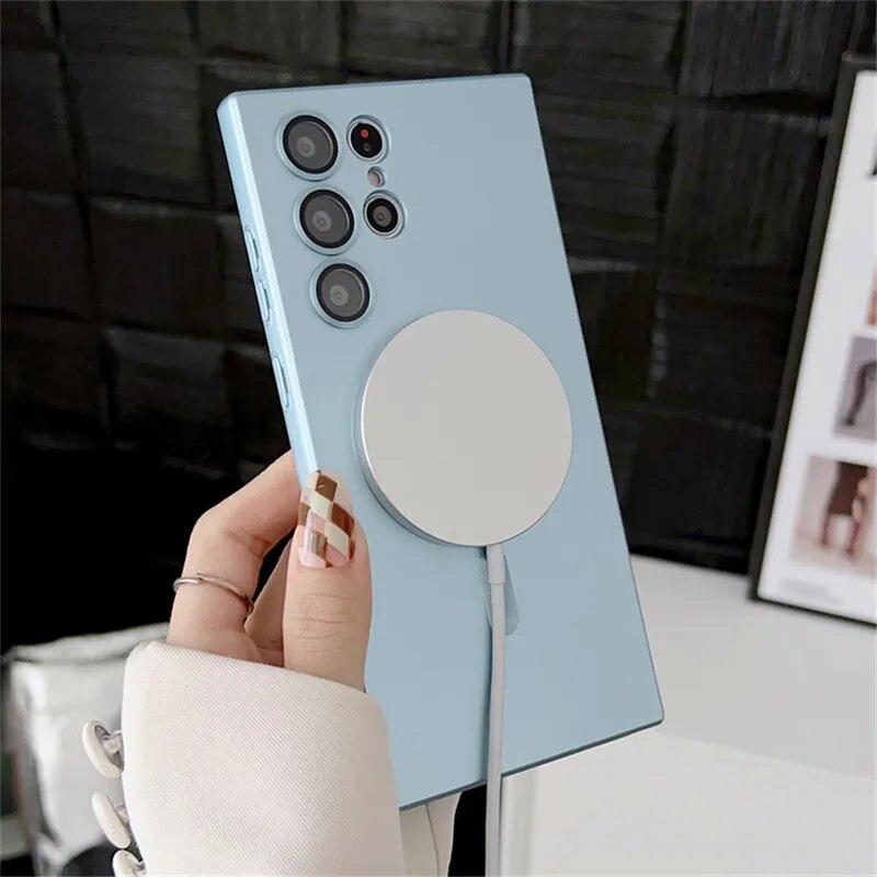 Product Image for Avelena | Magnetische Ladehülle für Samsung Galaxy, Dunkelgrün / Für Note 10