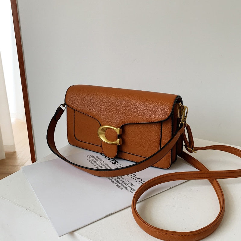 Product Image for Avelena | Tasche Nachhaltige Vegane Leder Schultertasche, Hellbraun