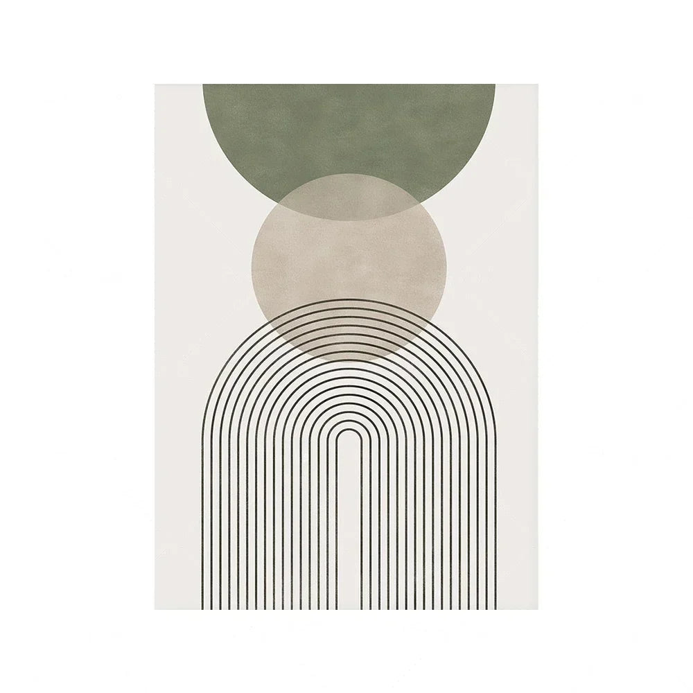 Product Image for Avelena | Featured Sale Salvies Grün Beige Minimalistisch Abstrakt Botanisch Wandkunst Schöne Kunst Leinwanddruck Bilder für Das Wohnzimmer Esszimmer 