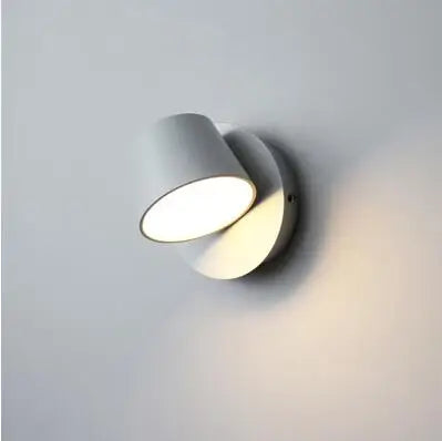 Product Image for Avelena | Bedhead Wandleuchte mit Kippschalter Schwarz Weiß LED Wandleuchten Modern Wohnzimmer Flur Nachttisch Dekorative Leselampe, Weiß NO-Schalter 