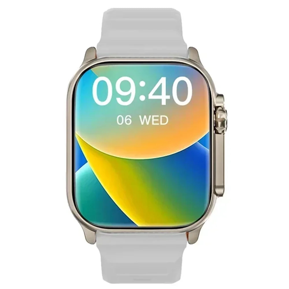 Product Image for Avelena | T900 Ultra Smartwatch – Bluetooth-Anruf, Nachrichtenbenachrichtigungen Herzfrequenzmesser Sportuhr, Grau