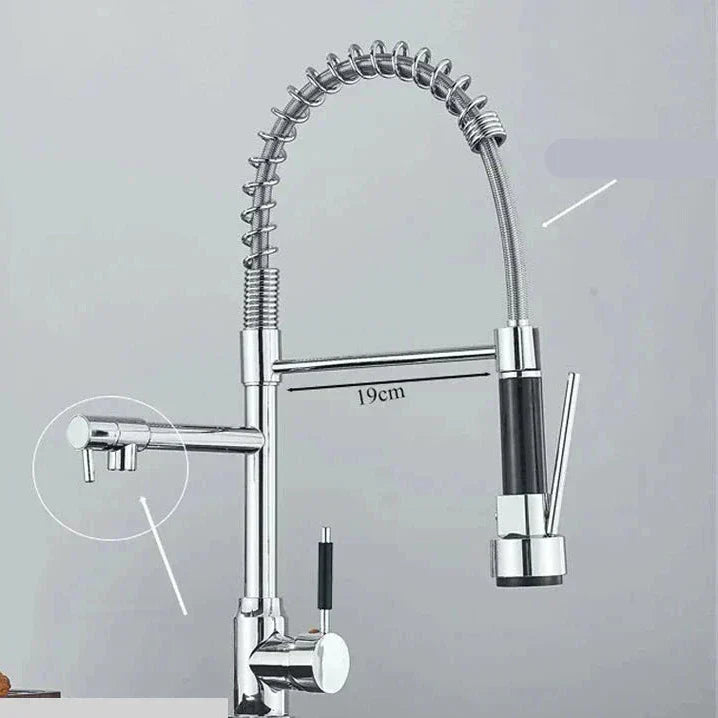 Product Image for Avelena | Nickelflex Küchenarmatur mit 360° Schwenkfunktion, Chrom 1