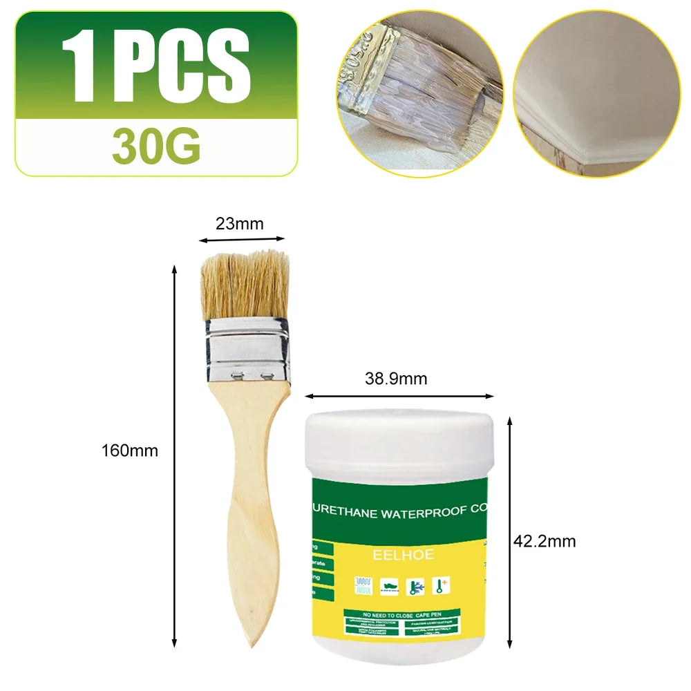 Product Image for Avelena | Hydroseal Polyurethan Unsichtbarer Schutz Abdichtung Und Reparatur Von Dächern Und Badezimmern, 30g 1ST