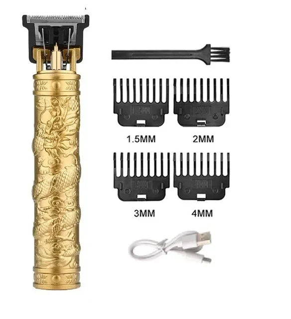Product Image for Avelena | T9 Lcd Elektrischer Haarschneider mit Öl Rasierkopf, GoldDragonB