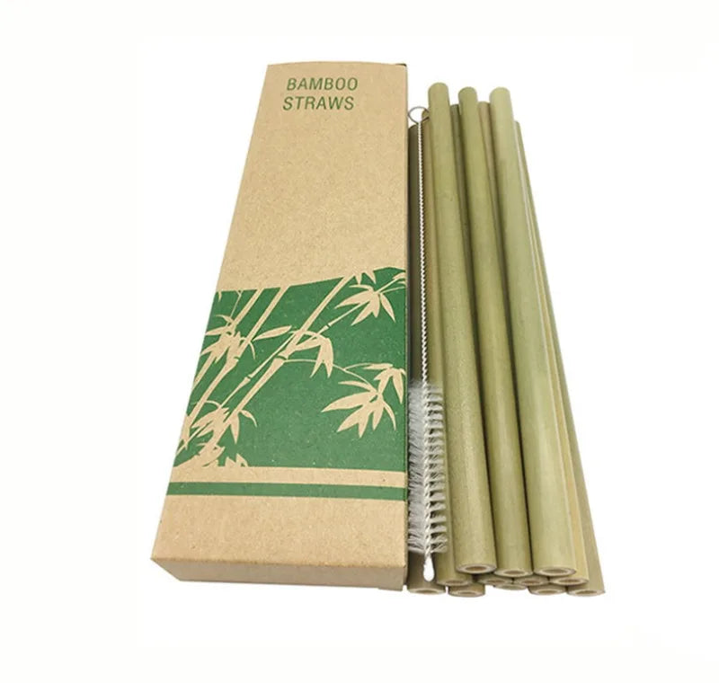 Product Image for Avelena | Nachhaltige Strohhalme aus Bambus für Ökologische Partys, A