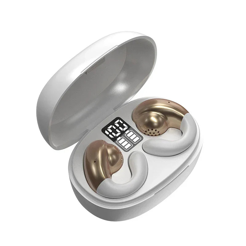 Product Image for Avelena | Superleichtes Knochenleitung Bluetooth Kabelloses Sportkopfhörer, Beige