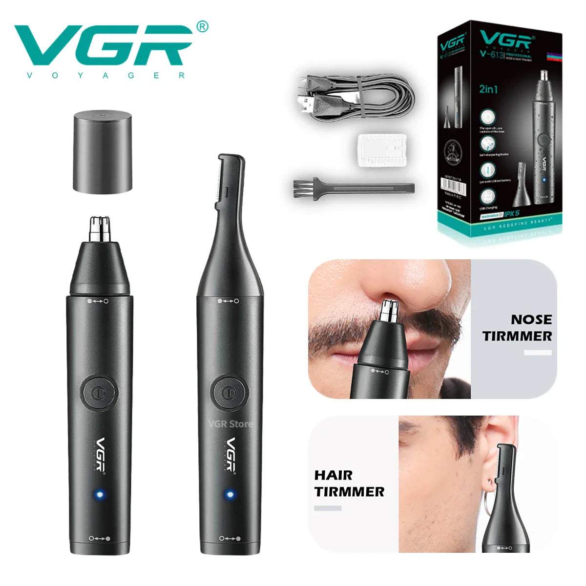 Product Image for Avelena | 2-In-1 Professioneller Mini Elektrischer Nase & Haartrimmer
