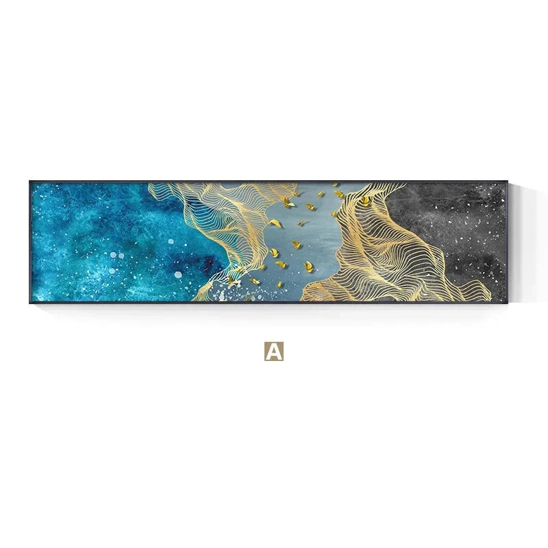 Product Image for Avelena | Glück Bringend Abstrakte Licht Luxus Farbige Breitwand Wandkunst Feine Kunst Leinwand Drucke Bilder für Über Dem Sofa Kunst für Über Dem 