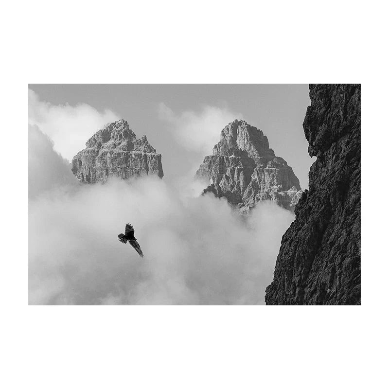 Product Image for Avelena | Northern Wilderness Eagle Ecke Landschaft Wandkunst Fine Art Leinwanddrucke Bilder für Wohnzimmer Esszimmer Nordic Innenarchitektur, 8 / 