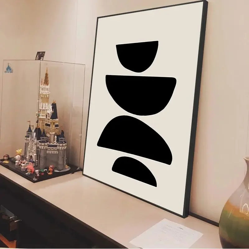 Product Image for Avelena | Vorschau Sale Minimalistisch Vintage Abstrakt Geometrische Wandkunst Fine Art Leinwanddrucke Poster Bilder für Wohnzimmer Büro Dekor, #05 / 