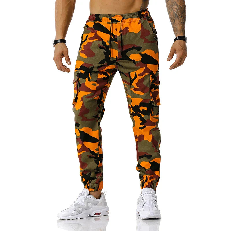 Product Image for Avelena | Urban Camouflage Jogginghose, Orange / XL