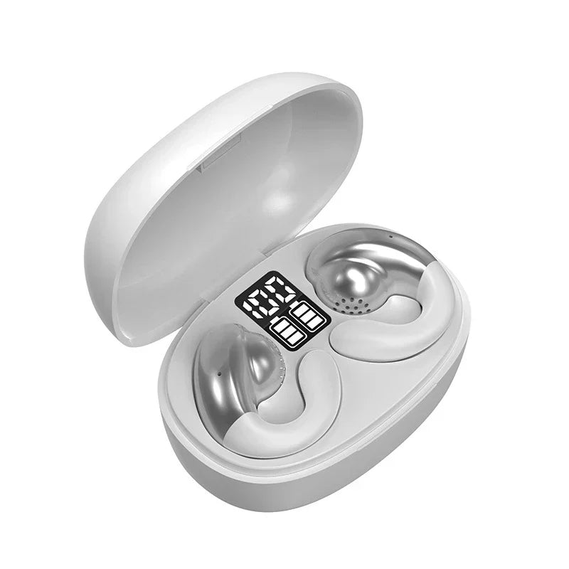 Product Image for Avelena | Superleichtes Knochenleitung Bluetooth Kabelloses Sportkopfhörer, Weiß