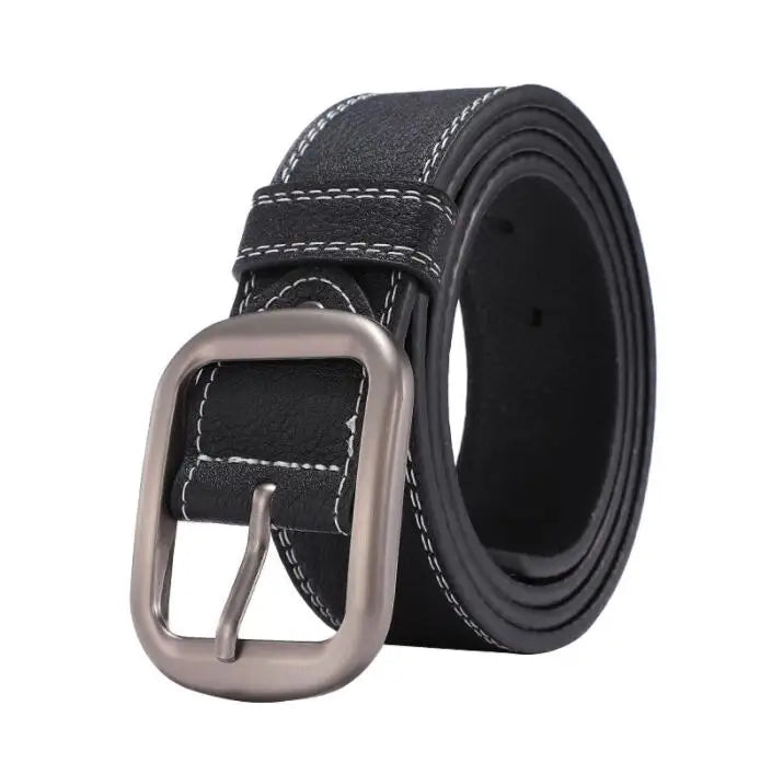 Product Image for Avelena | Hochwertiger Leder Herren Gürtel, schwarz / KINAM / 115CM