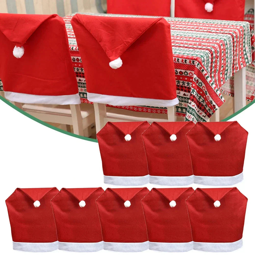 Product Image for Avelena | Kerstige Weihnachtsbezug Stuhlhussen für Eine Funkelnde Tischdekoration