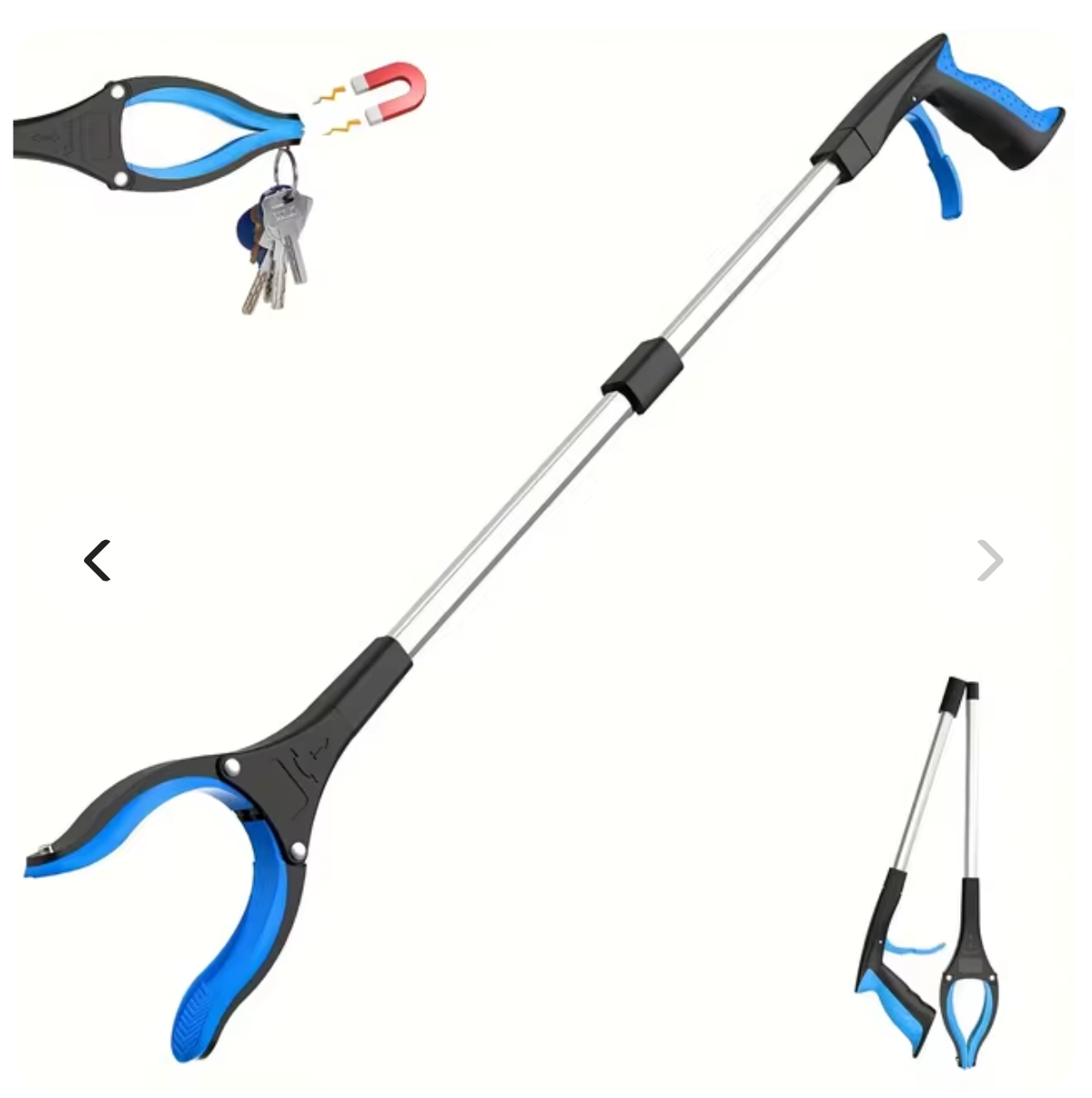 Product Image for Avelena | Faltpicker Zusammenklappbare Klemme mit 360 Grad Drehbarem Picker, Blau