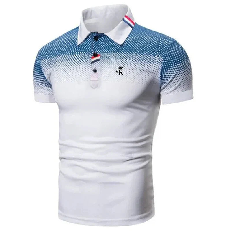Product Image for Avelena | Frühling & Sommer Business Casual Golf Polo für Herren, Weiß / S