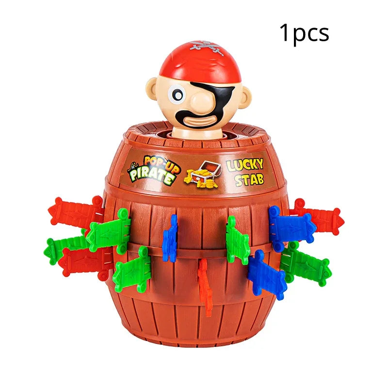 Product Image for Avelena | Springendes Piratenfass Spiel - Lustiges Familienspiel, Piraten Eimer 1Stk