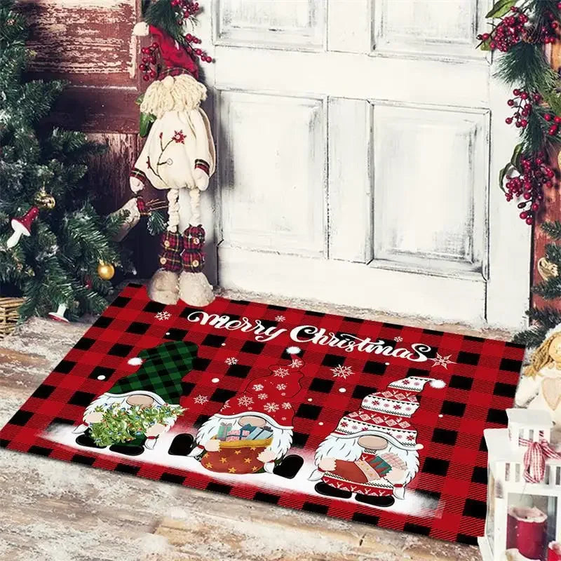 Product Image for Avelena | Weihnachtsdecke, 40x60cm - 3 Elfen mit rotem Hintergrund