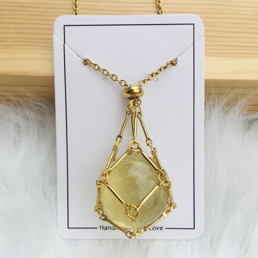 Product Image for Avelena | Stein Halskette, Gold- Citrin