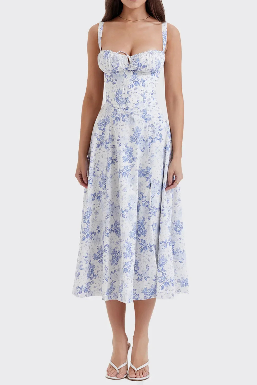Product Image for Avelena | Sexy Floral Rückenausschnitt Elegante Sommerkleider Damen, Stil 21 / S