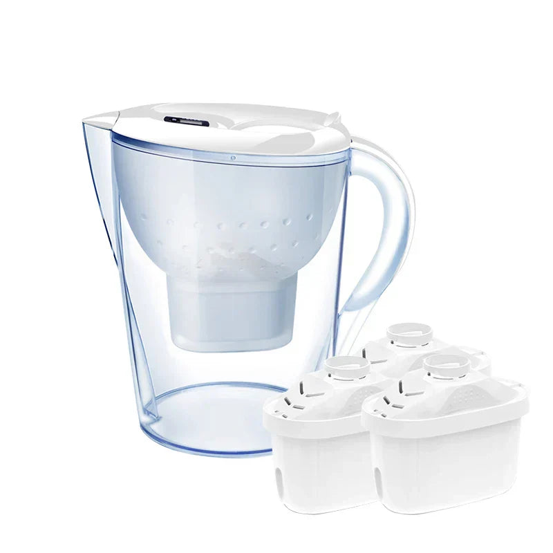 Product Image for Avelena | Stilvolle Alkaline Wasserkanne Von 3,5 Litern, Weiß / 3 Filter