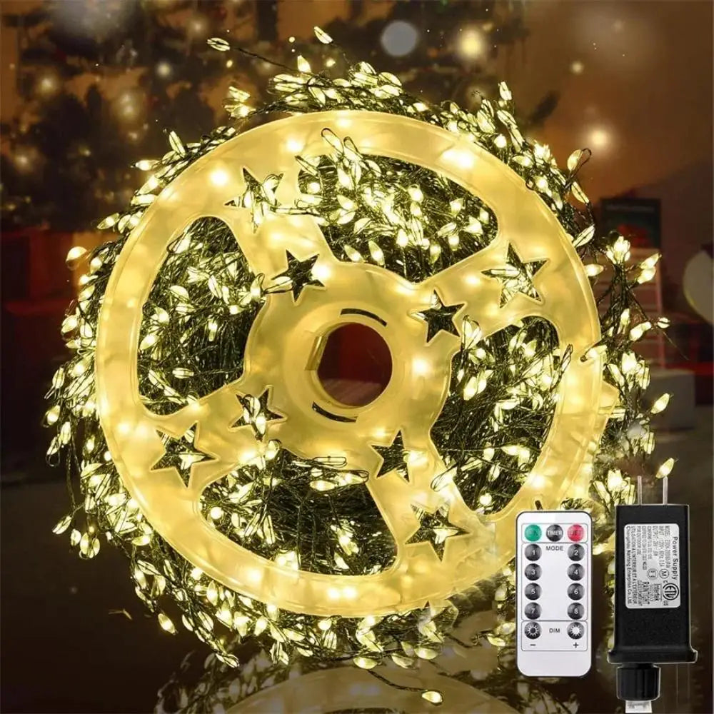 Product Image for Avelena | LED Feuerwerkslichterkette Ignisia | Mit Fernbedienung | 30–75 m | 900–2000 LEDs | IP65 wasserdicht | Für Weihnachten, Halloween & Feiern, 
