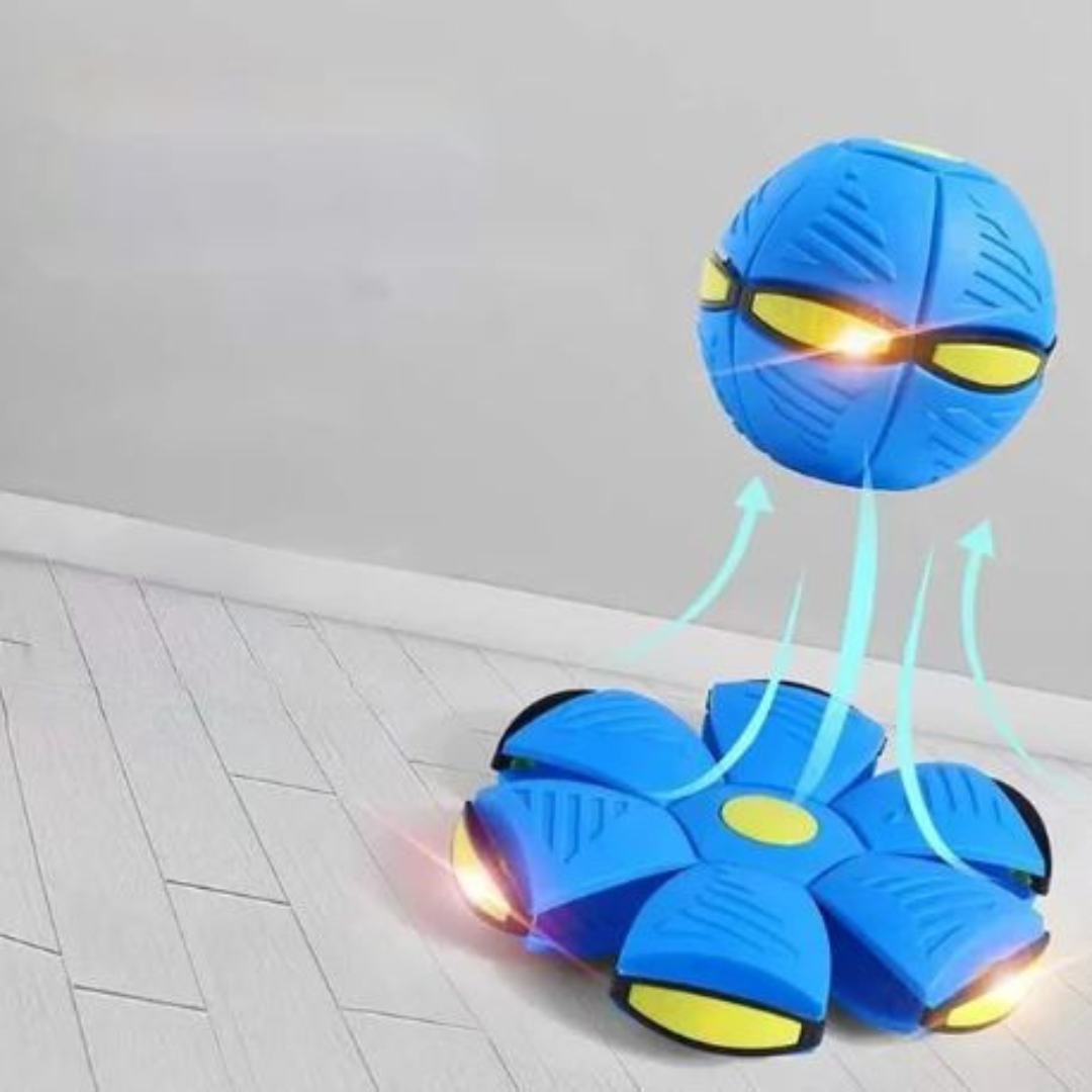 Product Image for Avelena | Dogfreie Discball Doggy Disc Ball Spielzeug für Haustiere, Blau / MED Licht / Blau