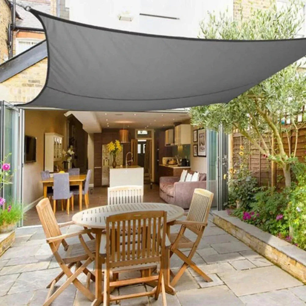 Product Image for Avelena | Luxus Wasserfest Sonnensegel für Garten, Grau / 2.5x2.5m - Quadrat / Inkl. Montageset