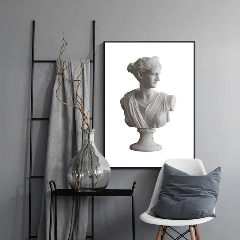 Product Image for Avelena | Vintage Vogue Abstrakte Renaissance Kunst Galerie Wandkunst Leinwanddrucke Bilder für Wohnzimmer Esszimmer Moderne Kunst für Zeitgenössische