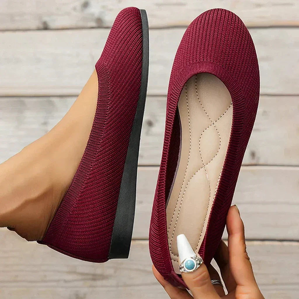 Product Image for Avelena | Sandalen Platte Slipper, Rot / 36