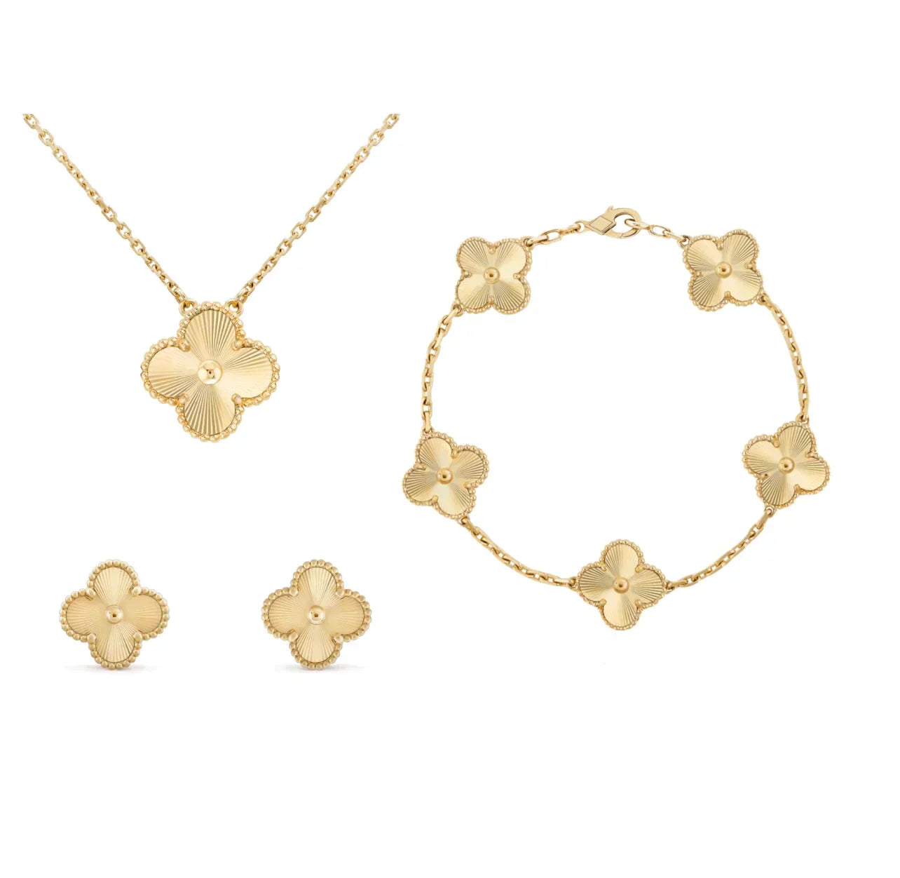 Product Image for Avelena | Aus Luxuriösem Schmuck Kleeblatt für Frauen – Modell Lyla, Gold