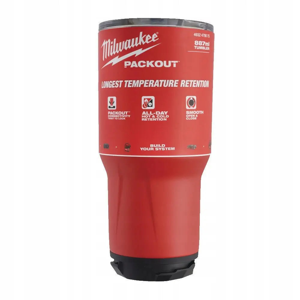 Product Image for Avelena | Milwaukee Thermobecher Packout Rot 887 Ml