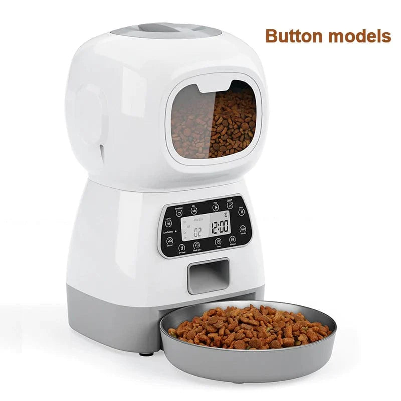 Product Image for Avelena | 3,5 L Automatischer Futterspender Intelligenter Futterspender Für Hund Katze Schüssel Timer Roboter Haustierfütterung Wasserspender 