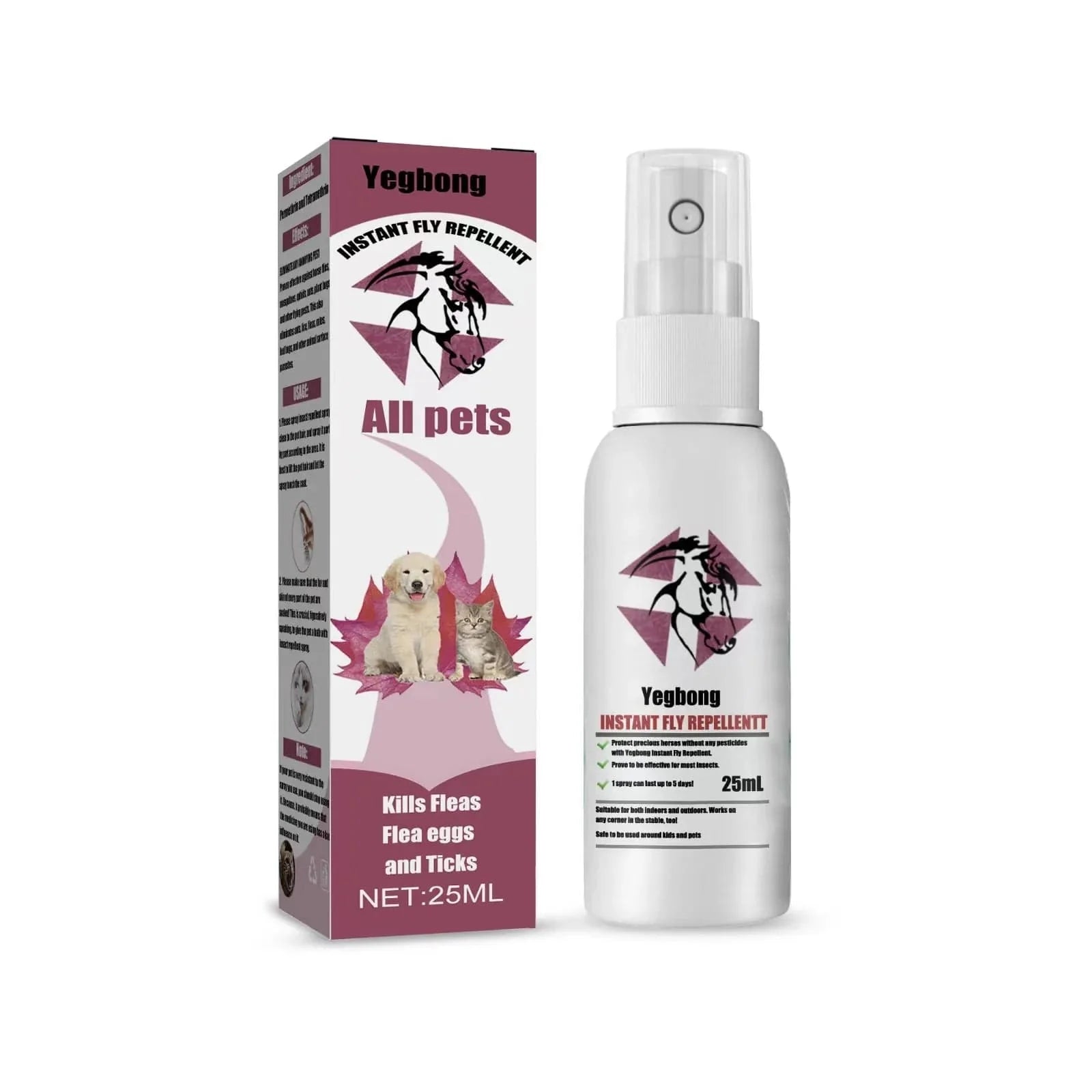 Product Image for Avelena | Tierinsektenschutzspray Wehrt Flöhe Läuse Zecken Ab Sterilisation Lindert Juckreiz Geeignet Zur Entwurmung Von Katzen und Hunden, 1 STÜCK