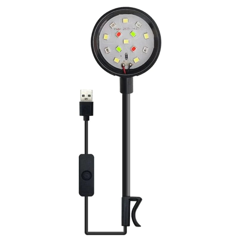 Product Image for Avelena | Aquarium Fisch Led Licht Clip Auf Klein Wuchs Licht Drehbar Landschaft Lampen, Schwarz