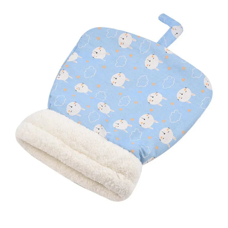 Product Image for Avelena | Lammfell Dicke Tasche Neue Winter Lin Schlafsack Katzennest Katzenschlafsack Cartoon Schlafsack Katzennest Winter Begrenzte, Blaue Kanin / 