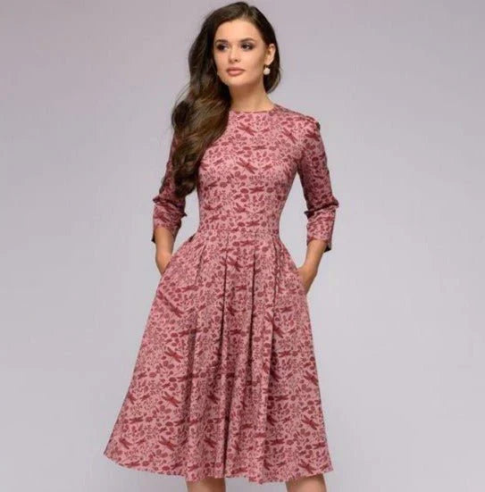 Product Image for Avelena | Ein Edel, Mittelanges Kleid, Rosa / XL