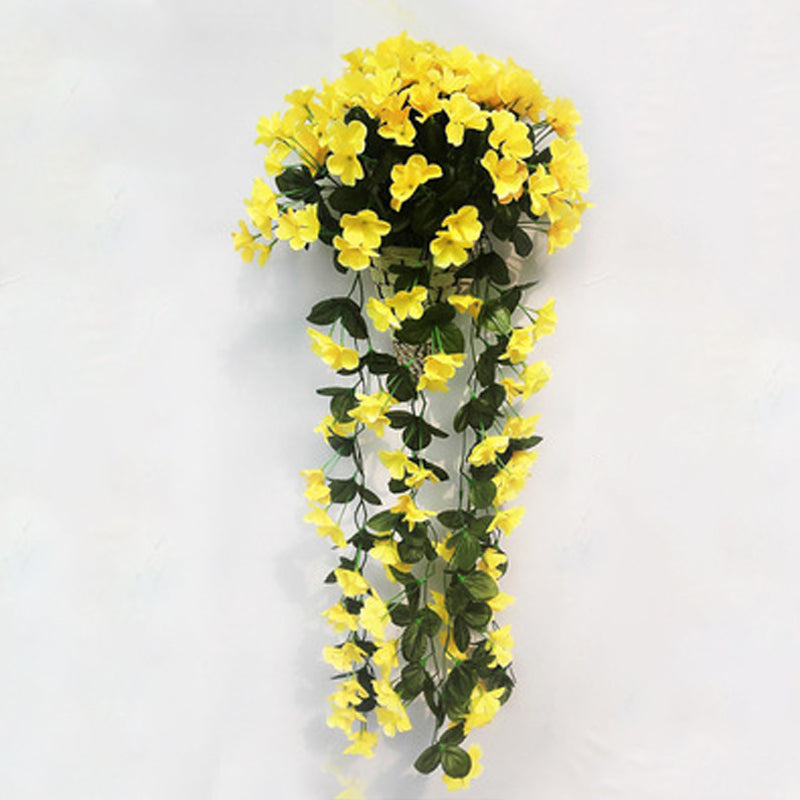 Product Image for Avelena | Blume Zauberhafte Ranken Künstliche Hängende Topfsimulation, gelb