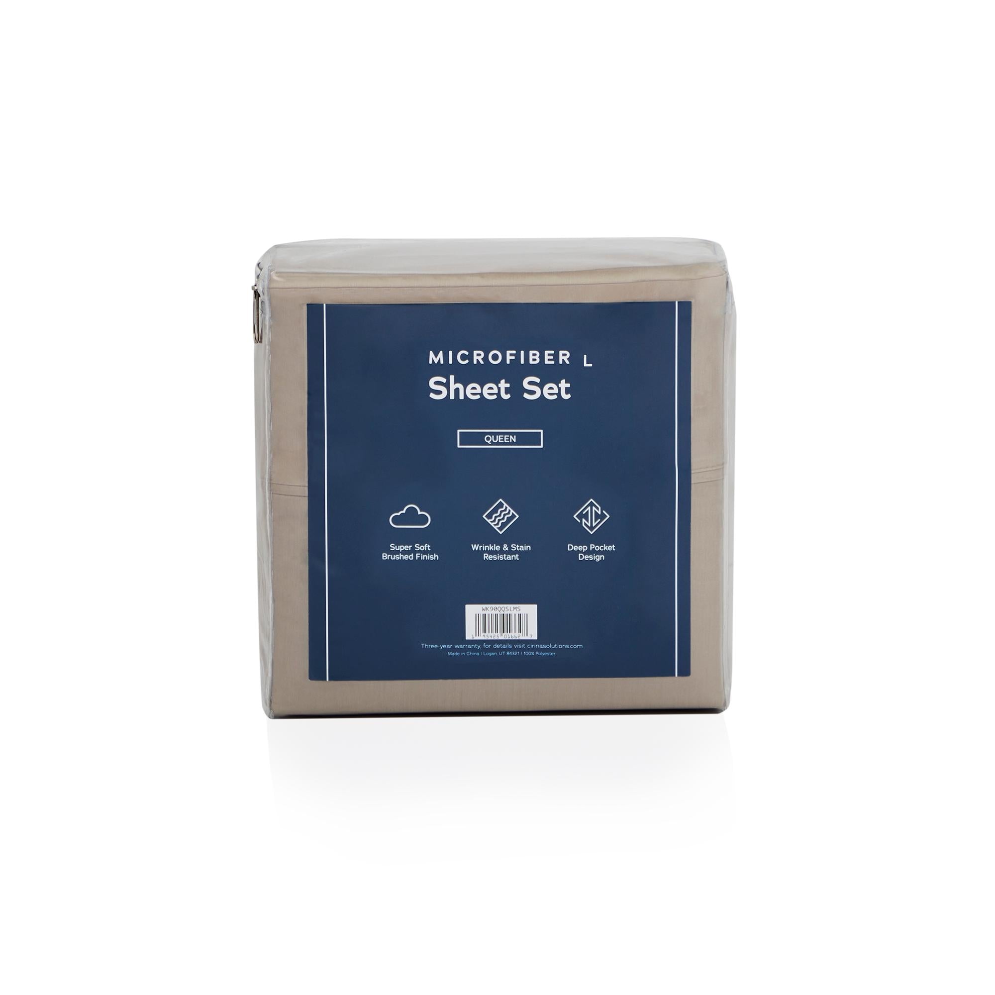 Weekender Microfiber Sheets - Sandstone (California King)