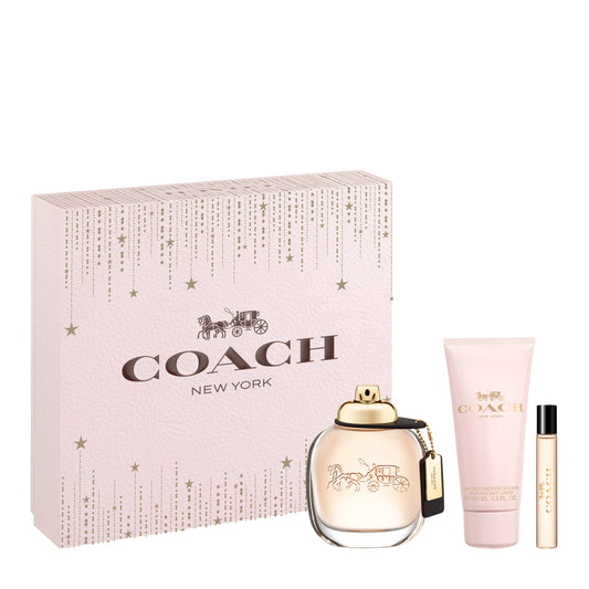 Coach Original 2023 Gift Set 90ml EDP Spray 7.5ml EDP Travel Spray & 100ml Body Lotion