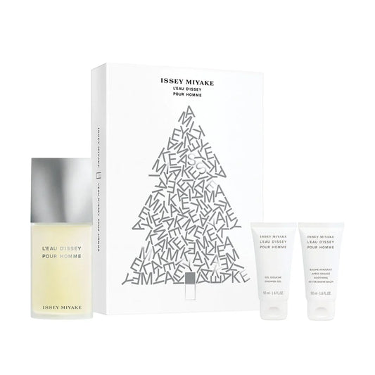 Issey Miyake L'Eau D'Issey 125ml EDT Spray, 50ml Shower Gel & Aftershave Balm