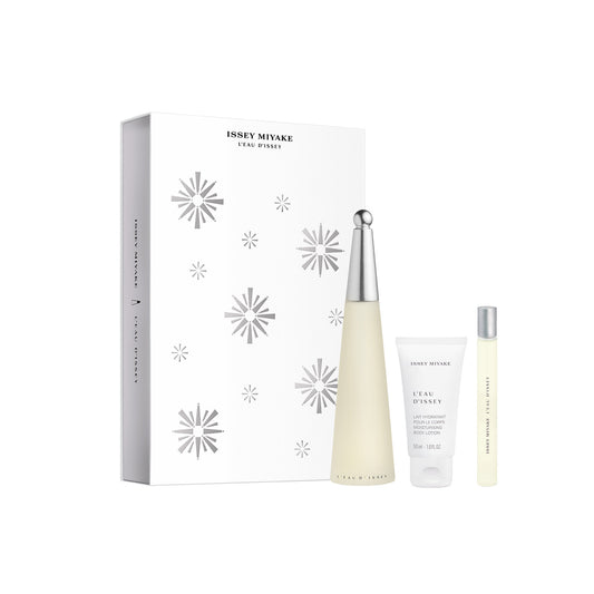 Issey Miyake L’Eau D’Issey Gift Set 100ML EDT Spray, 50ml Body Lotion & 10ml Purse Spray