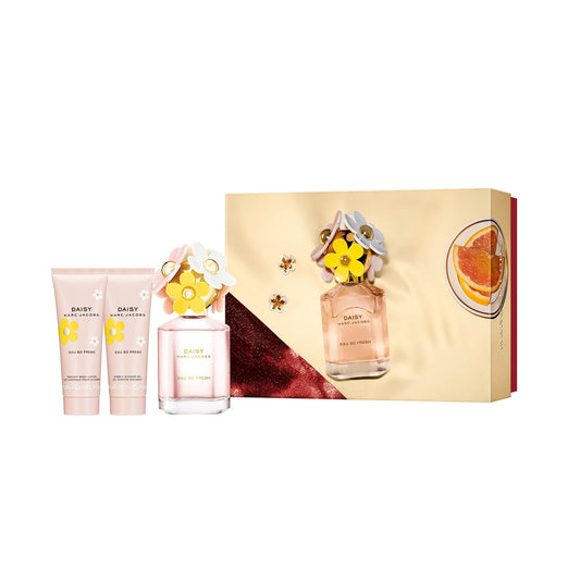 Marc Jacobs Daisy Eau So Fresh 75ml EDT, Body Lotion & Shower Gel Gift Set