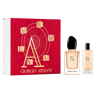 Giorgio Armani Si Gift Set 50ml EDP & 15ml EDP Travel Spray