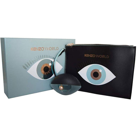 Kenzo World Gift Set 50ml EDP Spray & Fashion Pouch