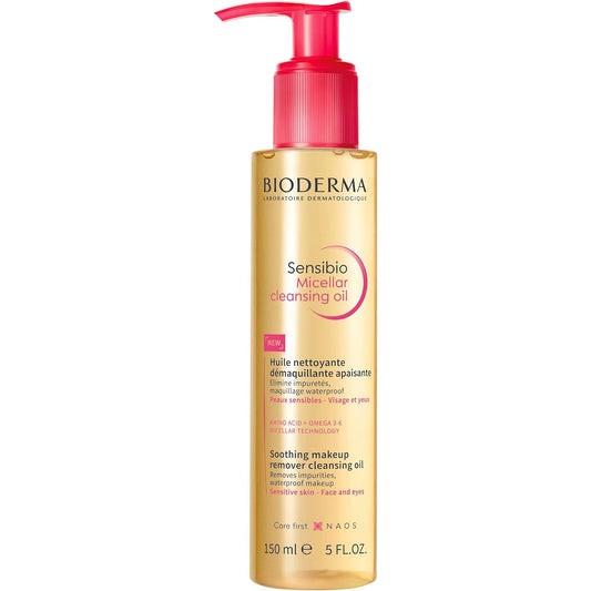 Bioderma Sensibio Micellar Oil 150ml; Wash-Off Micellar Oil Cleanser for Sensitive Skin