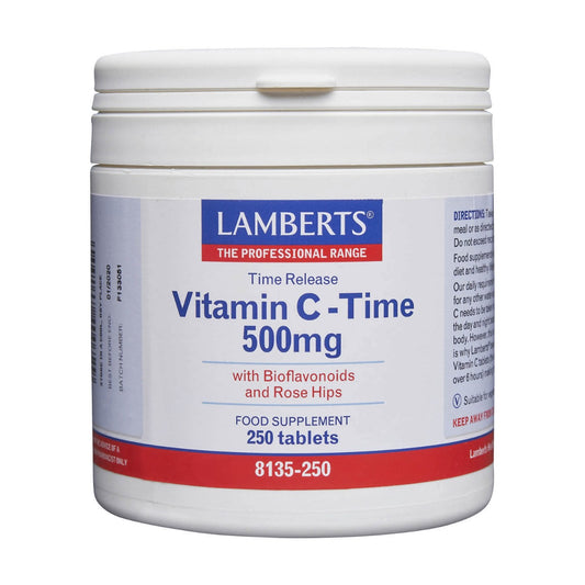lamberts - 250 Tablets Time Release Vitamin C 500mg