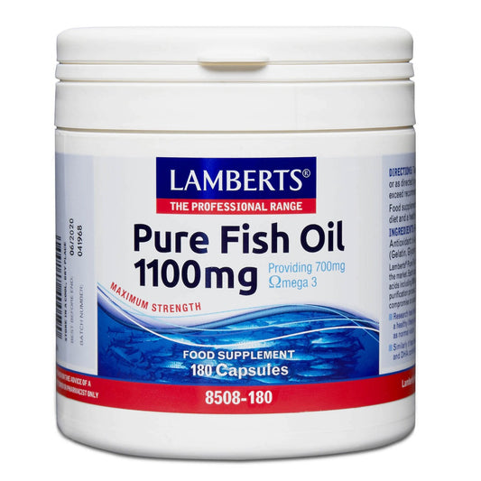 lamberts - 180 Capsules Pure Fish Oil 1100mg